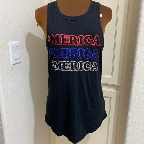 Victorias Secret PINK ‘MERICA Tank Top Size XS - Picture 1 of 7